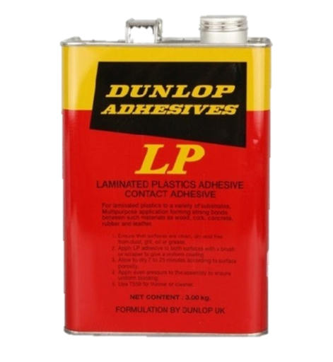 [1007205] กาวยางกลิ่นไม่ฉุน 3กก สีแดง DUNLOP