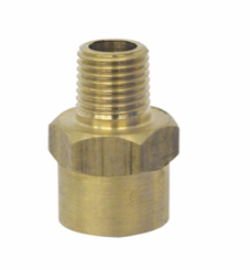 [1007314] นิปเปิ้ลเกลียวในทองเหลือง 3/8"