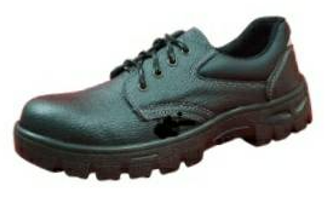 [1007365] รองเท้าเซฟตี้หุ้มส้น เบอร์ 43 หนังเทียม พื้นยาง-119PNR