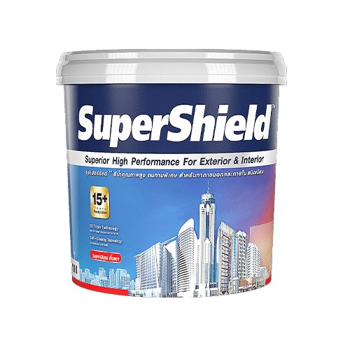 [1007806] สีน้ำ ซุปเปอร์ชิลด์ กึ่งเงา ภายนอก 1กล.เบสB TOA