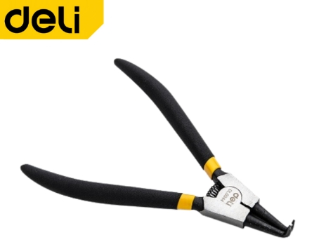 [1000552] คีมถ่างแหวนปากงอ 7" EDL0344 DELI+