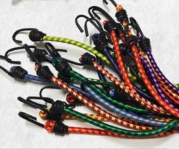 [1008094] สายรัดมอร์เตอร์ไซค์ 5 ฟุต เบอร์ 8 คละสี ตรา NSC