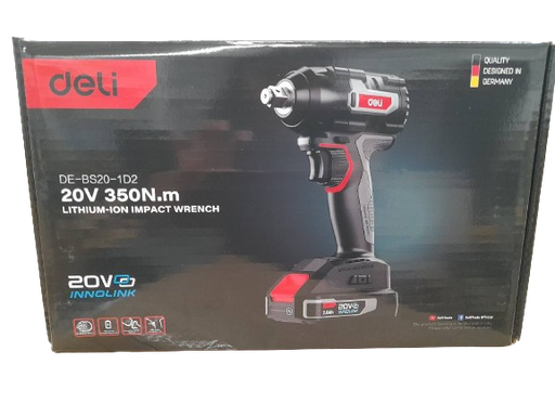 [1008202] บล็อคกระแทก ไร้สาย 1/2"  WDE-BS20-1D2 DELI+