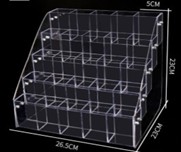 [1008310] กล่องอะคริลิค ยาว 5 ชั้น 25 ช่อง