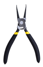 [1000750] คีมหนีบแหวนปากตรง 5" DL0331 DELI+