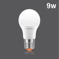 หลอดกลม LED BULB NEW GLOSS V.2 9W แสง WARMWHITE LAMPTAN