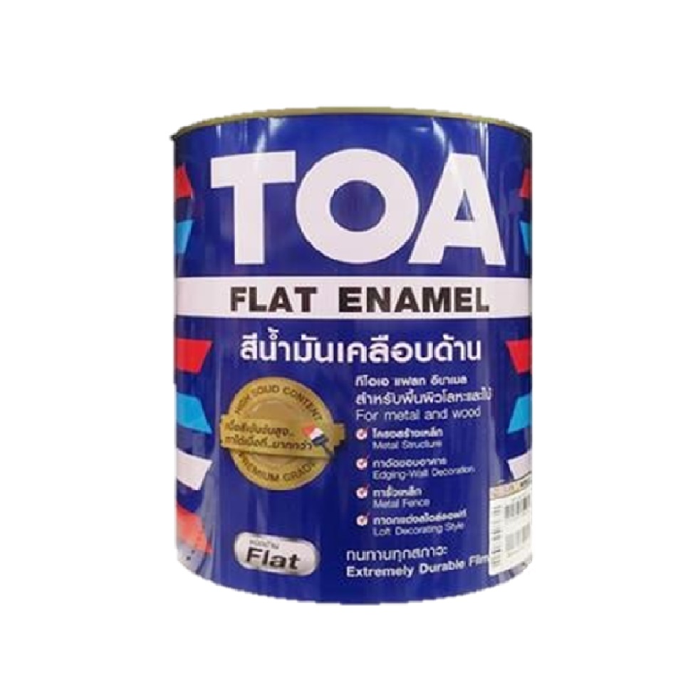 สีเคลือบด้าน กลิปตั้น 1/4กล. เบส A TOA
