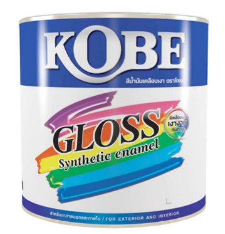 สีเคลือบเงา 1กล. #K219 ริเวอร์บลู KOBE