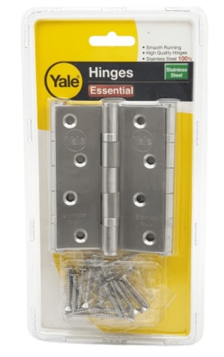 [1001021] บานพับประตู 4x3x2.0มม HISL4320BBP3E2 สแตนเลส YALE