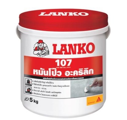 [1001108] WALL PUTTY 107 / Pl 5KG LANKO