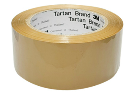 [1001234] เทป OPP 2" 100 ม. สีน้ำตาล 3M