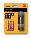 [1001277] ไฟฉาย 9LED แถมถ่าน KODAK