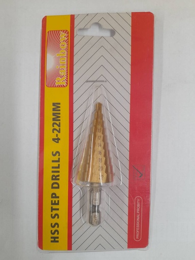 [1002008] ดอกสว่านเจาะเหล็กระดับ 4-22มม RB แกน6
