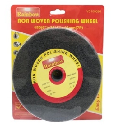 [1002029] แผ่นขัดเงาละเอียด 8x1x1/2 RAINBOW