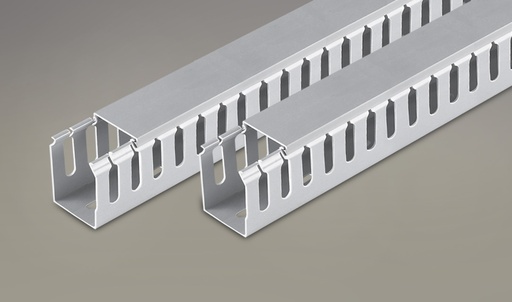 [1002108] NNWD3030 W รางเก็บสายไฟแบบโปร่ง ขนาด 30x30mm. NANO