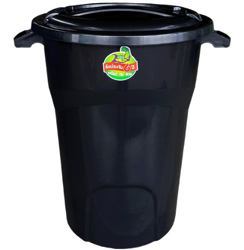 [1002264] ถังน้ำ PP พร้อมฝา 66ลิตร 5066/1 สีดำ
