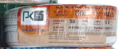 [1002295] สายไฟเดี่ยว THW 1*1.5 50ม. PKS เทา