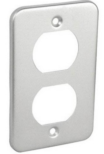 [1002402] ฝาปิดบ๊อกซ์ 2*4 ปลั๊กคู่