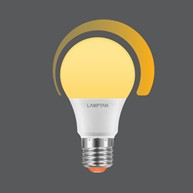 [1002720] หลอดกลม LED BULB DIMMER 9W แสง WARMWHITE LAMPTAN