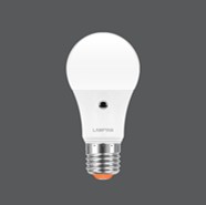 [1002724] หลอดกลม LED BULB LIGHT SENSOR 7W แสง WARMWHITE LAMPTAN
