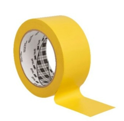 [1003161] เทปกั้นเขตแบบมีกาว 2"x36Y T76 เหลือง 3M