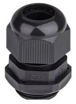 [1003563] CABLE GLAND NYLON PG 13.5 BK PEOPLE (QTY 4)