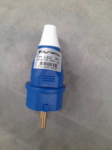 [1003639] ปลั๊กPWตัวผู้ 2ขา E-012 DYNAMIC+