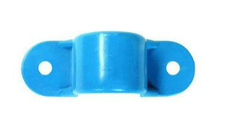 [1003846] กิ๊บจับท่อ PVCหนา2.1/2" ฟ้า