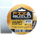 เทปผ้า ขาว 1.5"x9M FIX&BUILD+