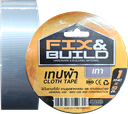 เทปผ้า เทา 1"x9M FIX&BUILD+