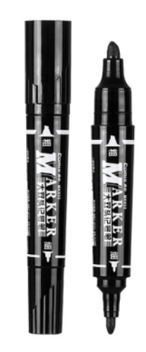 [1005269] ปากกามาร์คเกอร์ 2-6mm MK832 สีดำ COMIX+