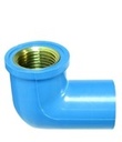 ข้องอPVC 90 องศา หนาเกลียวในทองเหลือง3/4" มอก.