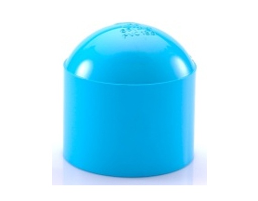 [1005762] ฝาครอบPVCหนา2 1/2" หัวโค้ง