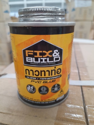 [1005919] กาวทาท่อ PVC 301 255G FIX&BUILD+