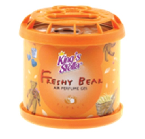 [1006010] เจลปรับอากาศ เฟรชชี่แบร์ 80 g. กลิ่นซีตรัส King's Stella