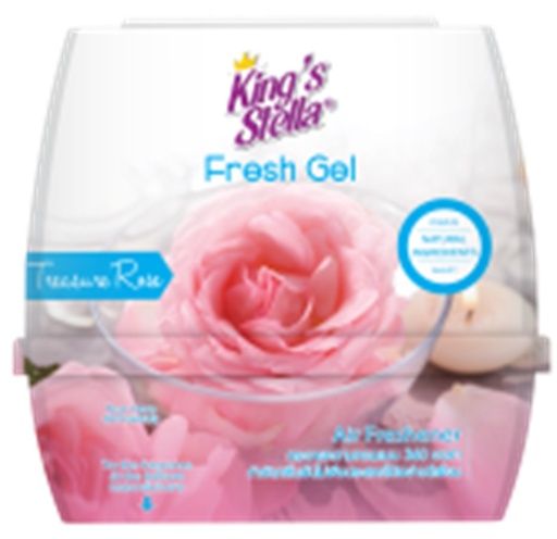 [1006031] เจลปรับอากาศ เฟรชเจล 180 g. กลิ่น Treasure Rose King's Stella