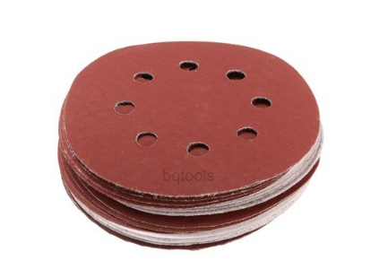 [1006041] กระดาษทรายกลม สักหลาด 5 8รู เบอร์120 คลิงสปอร์