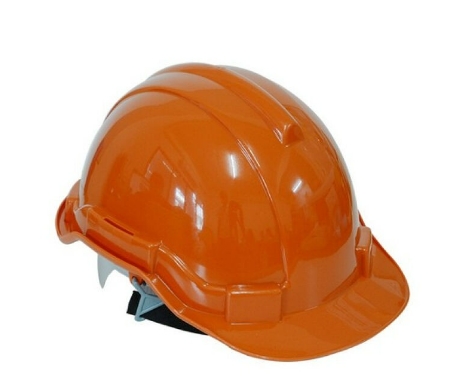 [1006148] หมวกนิรภัย HDPE ปรับเลื่อน มอก. SC-03RHDPE-OL สีส้ม