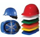 หมวกนิรภัย HDPE ปรับหมุน มอก. SC-03HDPE-WR สีขาว