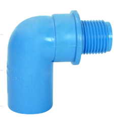 [1006640] ข้องอPVC90องศาหนาเกลียวนอก2" มอก.