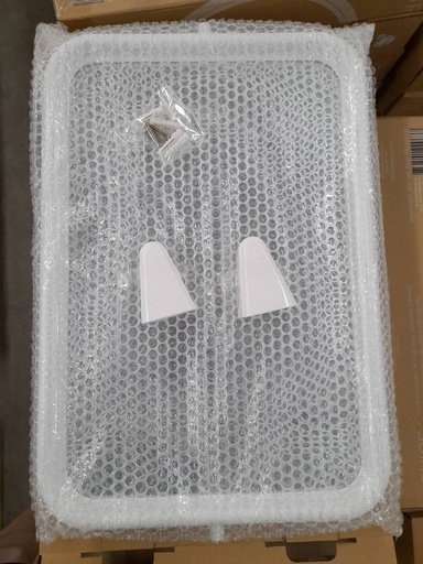 [1006766] กระจกห้องน้ำ TB-01 เหลี่ยม ขาว TRUBATH