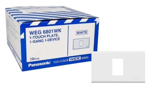 [1006918] ฝาช่องเมจิ 1ช่อง WEG6801 WK PANASONIC