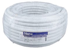 [1007143] ท่ออ่อนลูกฟูกขาว 3/4" ยาว 10เมตร NNCW20(10M)  NANO