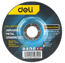 [1007608] ใบเจียรเหล็ก 5" 6mm EDH-MGP125-E1 DELI+