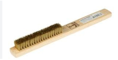 [1000093] แปรงลวดทองเหลือง 5 แถว สมอ