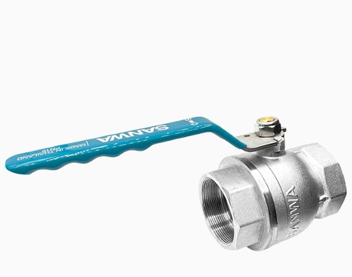 [1000143] บอลวาล์ว 4" SANWA ด้ามสแตนเลส