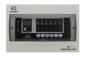 [1000519] -ตู้คอนซูมเมอร์ 6 ช่อง พร้อมเมน RCBO 50A UPR-6 CHANG