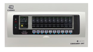 [1000524] ตู้คอนซูมเมอร์ 10 ช่อง พร้อมเมน RCBO 63A UPR-10 CHANG