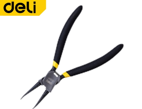 [1000549] คีมหนีบแหวนปากตรง 7" EDL0341 DELI+