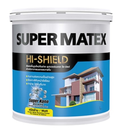 [1007883] สีรองพื้นปูนใหม่ ซุปเปอร์เมเทค 5 กล.TOA